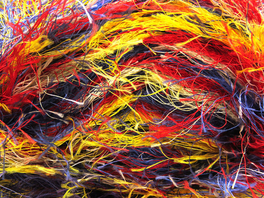 Long Eyelash Rainbow Yarn: Soft, Fluffy Magic