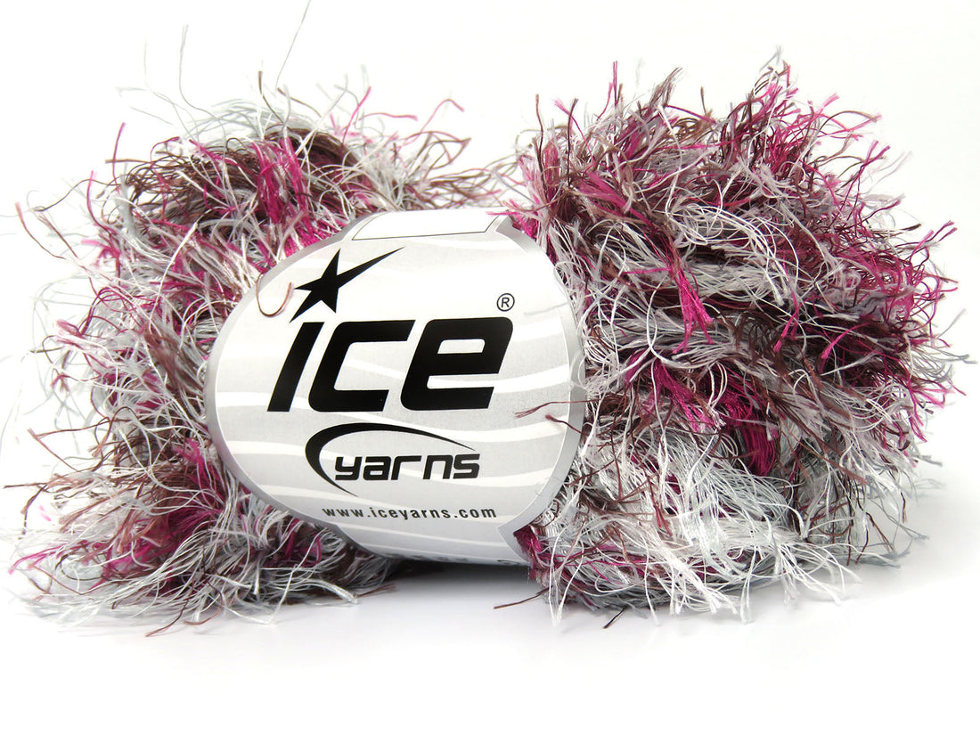 Long Eyelash Rainbow Yarn: Soft Texture for Fun Projects