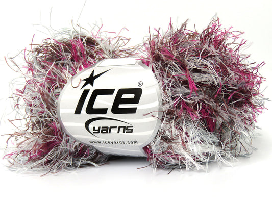 Long Eyelash Rainbow Yarn: Soft Texture for Fun Projects