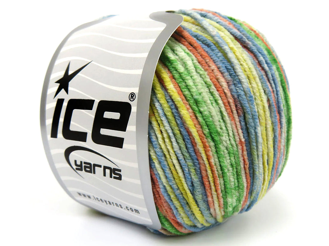 Lorena Splash: Perfect Cotton-Acrylic Self-Striping Yarn