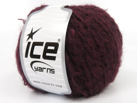 Mohair paillette yarn with a sparkly sequin finish