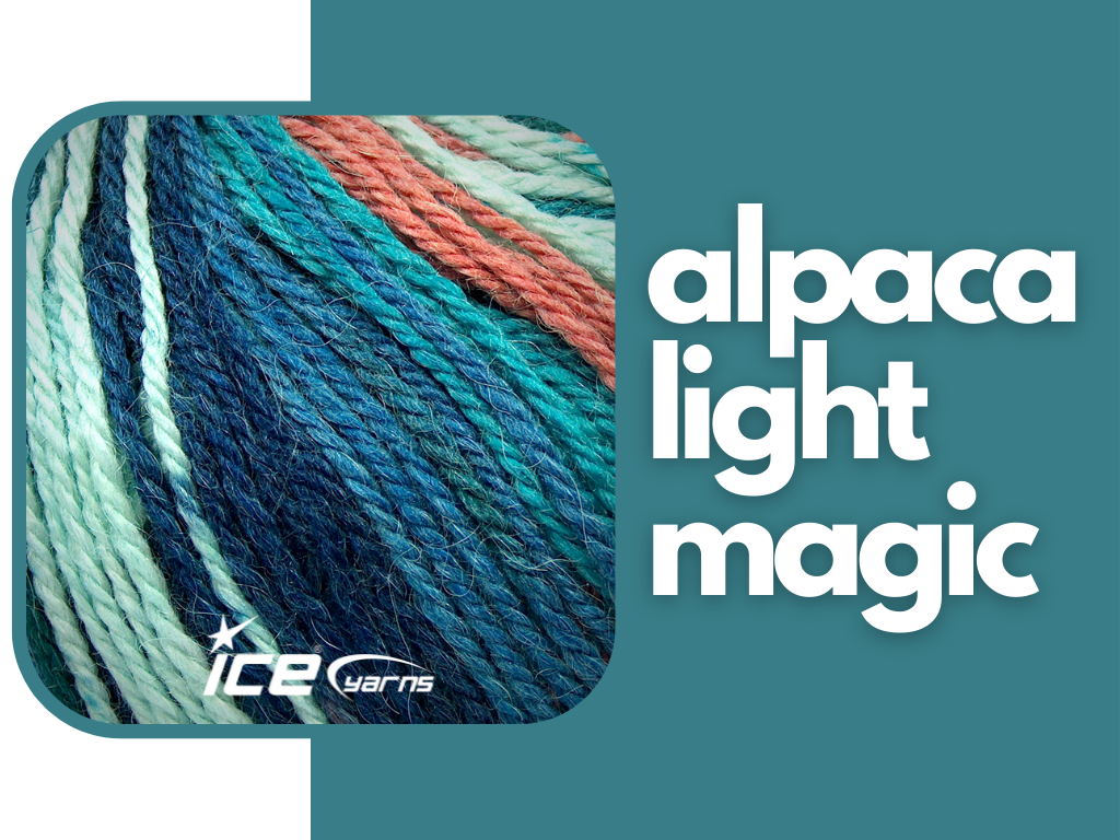 Ice Yarns –  Alpaca Light Magic Yarn / Yarn Review