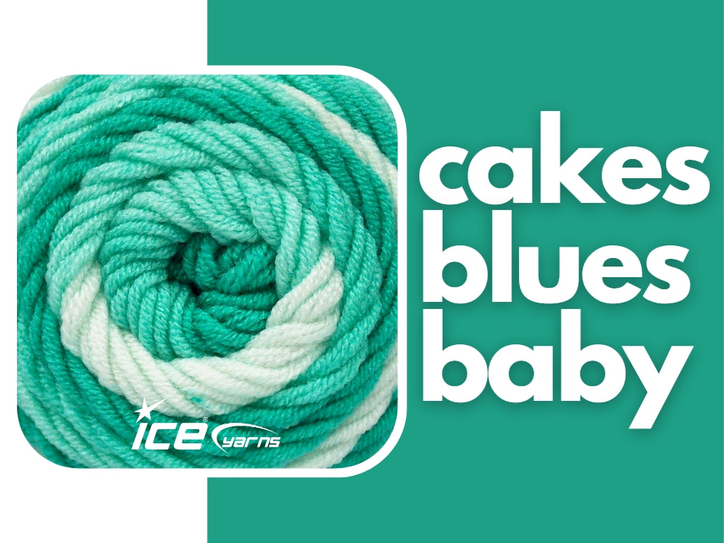 Ice Yarns Cakes Blues Baby / Yarn Review