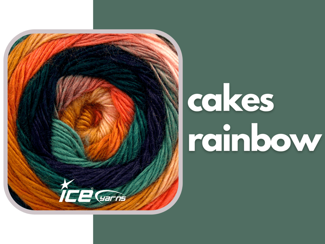 Ice Yarns Cakes Rainbow / Yarn Review