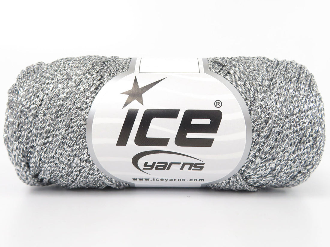 Gleamy metallic lurex worsted yarn for festive knits
