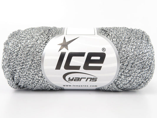Gleamy metallic lurex worsted yarn for festive knits