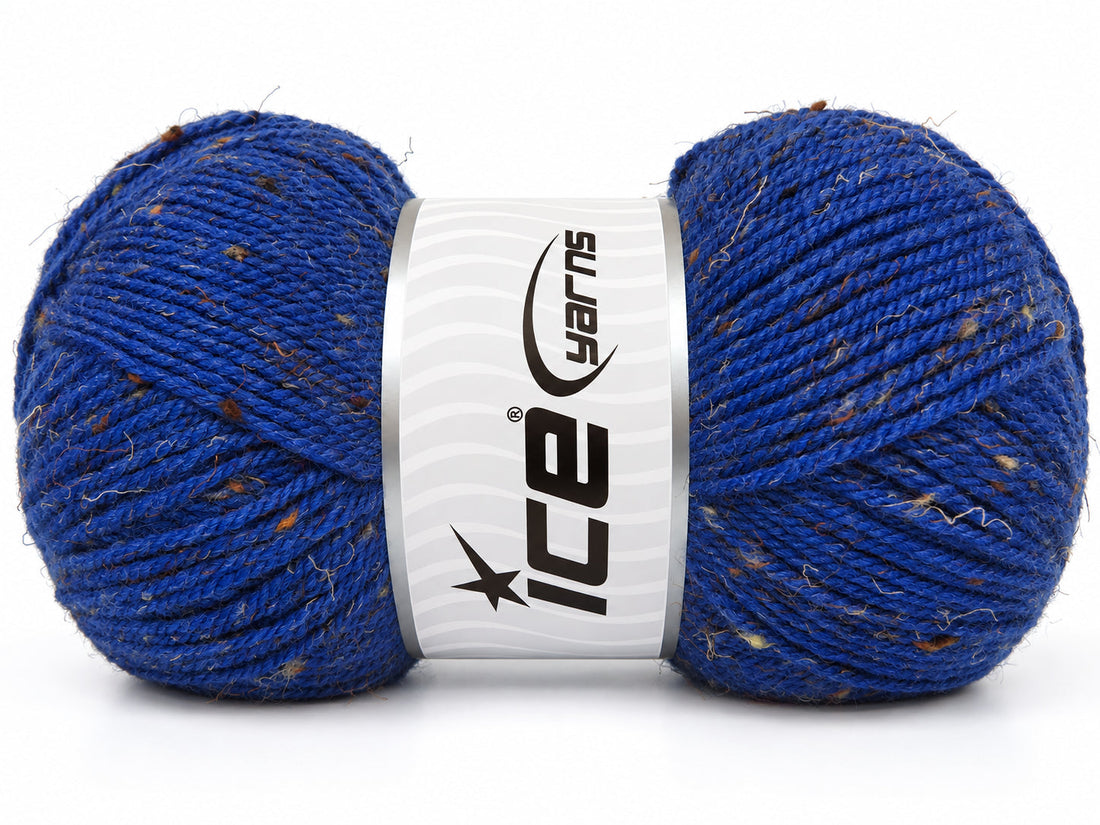 Soft tweed sport yarn with wool blend — 11 colors