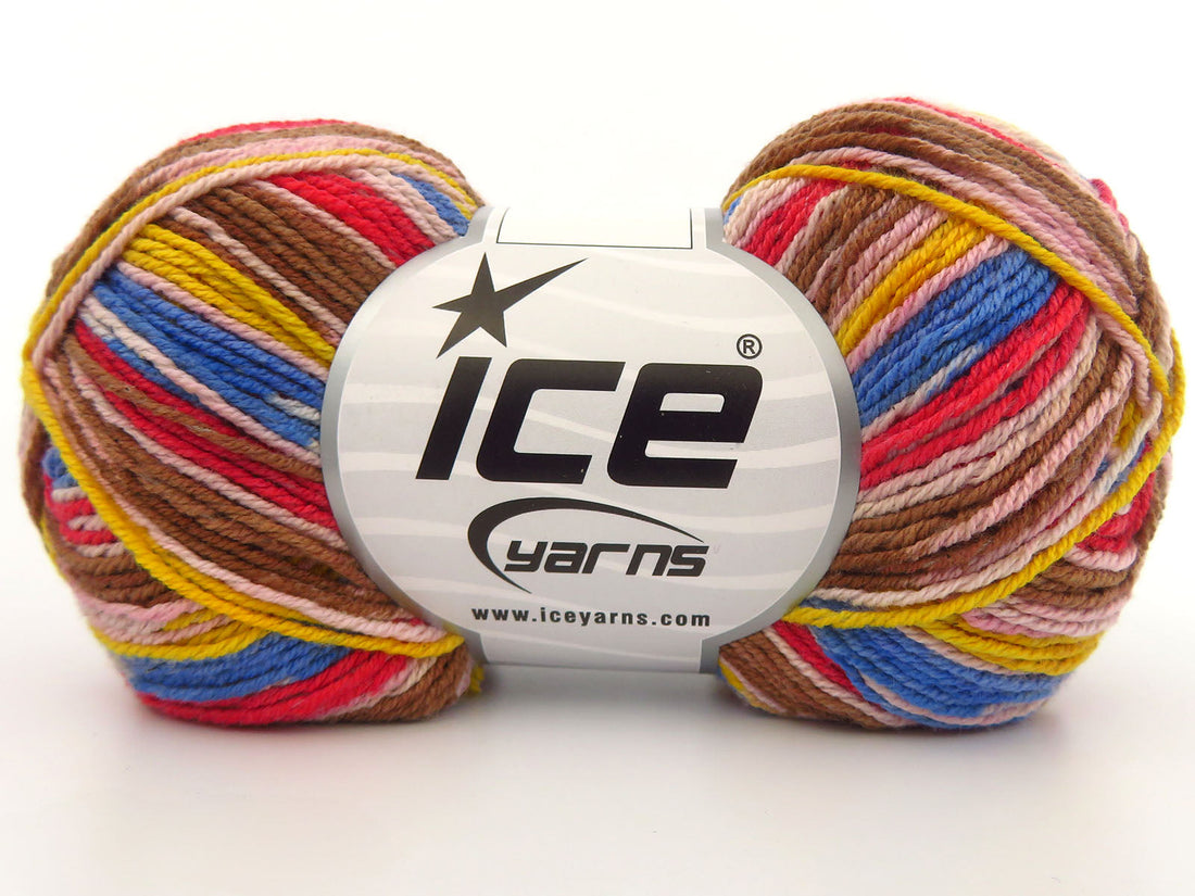 Magic Cotton Sock yarn: cool, striped, summer-ready