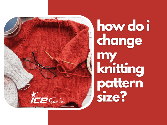 <strong>How do I change my knitting pattern size?</strong>