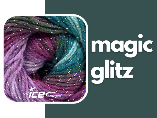 Ice Yarns Magic Glitz / Yarn Review