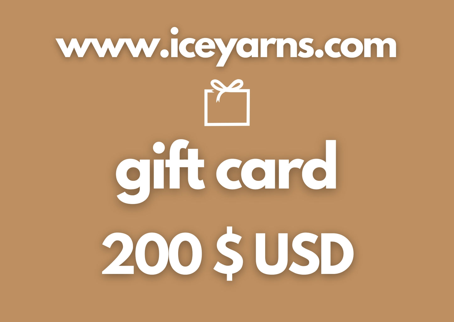 Gift Card $200 USD