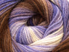 Marron, lilas, blanc