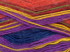 Gelb, Blaugrün, Orangetöne, Flieder