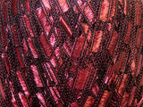 Ice Yarns Leiter – Rosa, schwarzes Gitter – 100 % Polyester