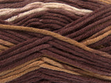 Ice Yarns AntiPilling Color Bulky – Tonos de Marrón, Crema – 100 % Acrílico Antipilling