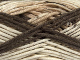 Ice Yarns AntiPilling Color Bulky – Crema, Marrón – 100 % Acrílico Antipilling