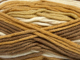 Ice Yarns AntiPilling Color Bulky – Camel, Latte, Crema – 100 % Acrílico Antipilling