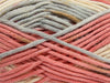 Rosa, Blau, Hellbraun, Weiß