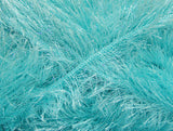 Ice Yarns Eyelash Glitz – Açık Turkuaz – %80 Polyester, %20 Simli Lurex