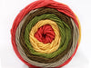 Brown, Green, Yellow, Salmon, Grey