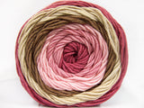 Ice Yarns Cakes Aran – Orquídea, Rosa, Beige, Camel – 100 % Acrílico
