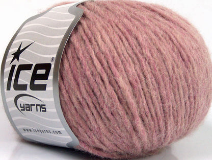 Lot of 8 Skeins ICE PERU ALPACA WORSTED (25% Alpaca 50% Merino Wool) Yarn Rose Pink