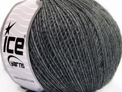 Lot of 8 Skeins ICE PERU ALPACA FINE (25% Alpaca 50% Merino Wool) Yarn Grey