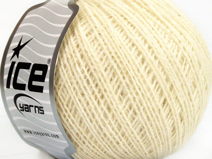 Lot of 8 Skeins ICE MASTER ALPACA FINE (25% Alpaca 25% Merino Wool) Yarn Cream