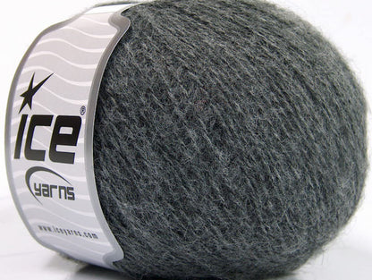 Lot of 8 Skeins Ice Yarns PHILIP ALPACA FINE (15% Alpaca 15% Wool) Yarn Grey