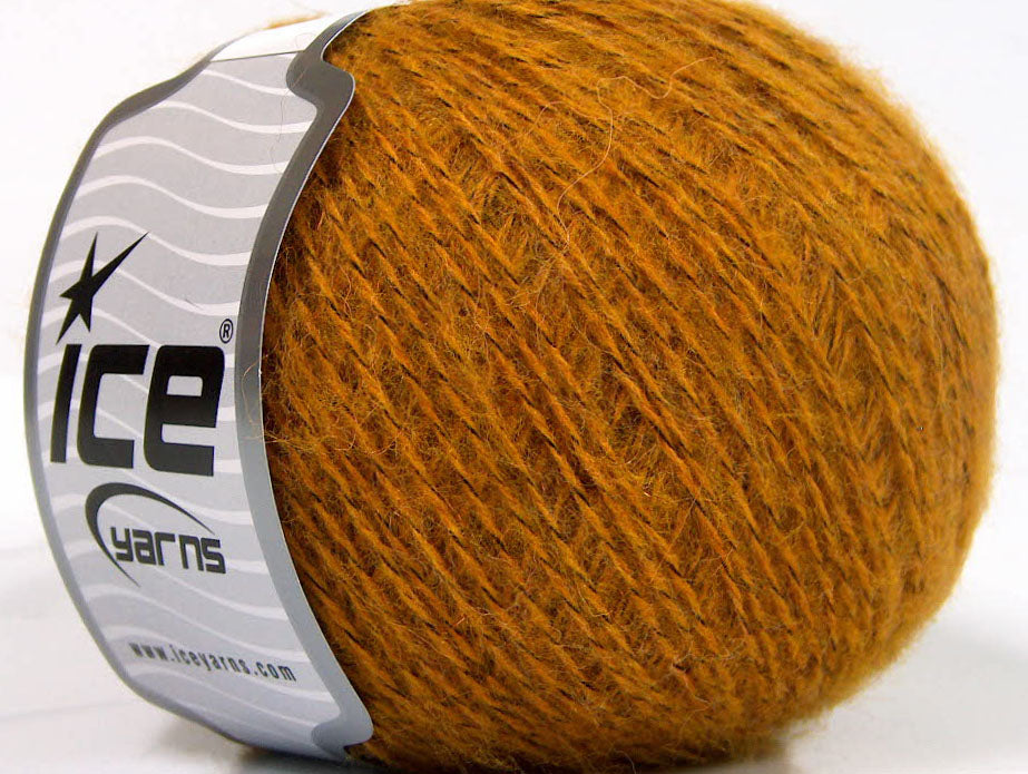 Lot of 8 Skeins ICE PHILIP ALPACA FINE (15% Alpaca 15% Wool) Yarn Gold