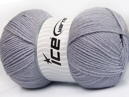 Lot of 4 x 100gr Skeins Ice Yarns GONCA Hand Knitting Yarn Light Lilac