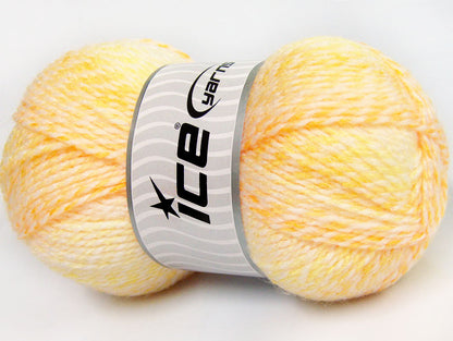 Lot of 4 x 100gr Skeins Ice Yarns ANGEL BABY Yarn Gold Yellow White