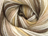Ice Yarns GumBall – Brown Shades, Camel, White – 100% Premium Acrylic