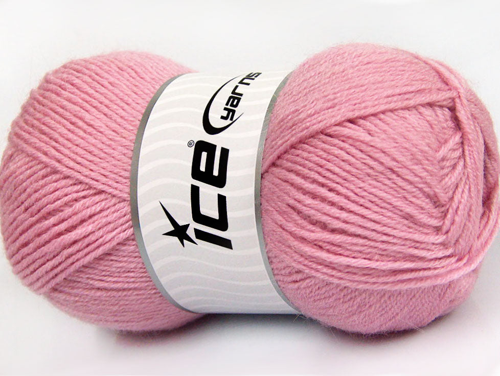Lot of 4 x 100gr Skeins Ice Yarns ALPACA CLASSIC (25% Alpaca 25% Wool) Yarn Pink