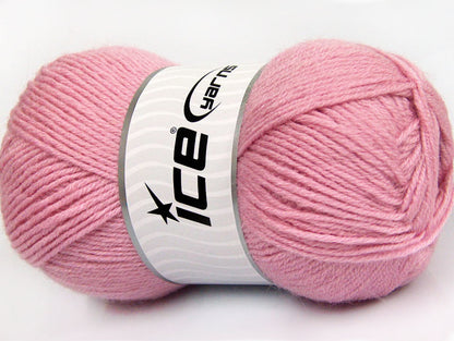 Lot of 4 x 100gr Skeins Ice Yarns ALPACA CLASSIC (25% Alpaca 25% Wool) Yarn Pink