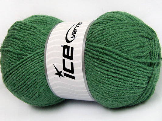 Lot of 4 x 100gr Skeins Ice Yarns ALPACA CLASSIC (25% Alpaca 25% Wool) Yarn Green