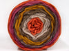Fuchsia, Brown Shades, Gold, Beige, Orange