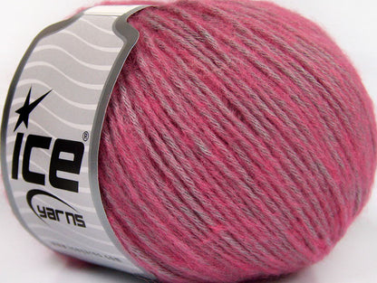 Lot of 8 Skeins ICE BAMBOO SOFTAIR (15% Bamboo) Hand Knitting Yarn Pink Lilac