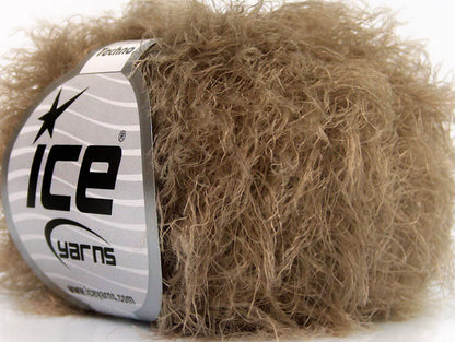 Lot of 8 Skeins ICE TECHNO Hand Knitting Yarn Camel