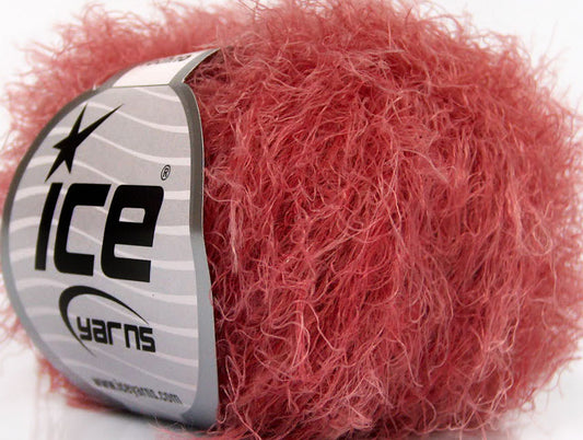 Lot of 8 Skeins Ice Yarns TECHNO Hand Knitting Yarn Dark Salmon