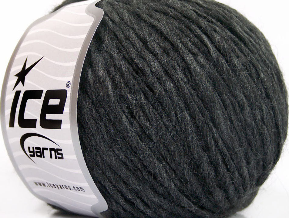 Lot of 8 Skeins ICE ETNO ALPACA (25% Alpaca 50% Merino Wool) Yarn Grey