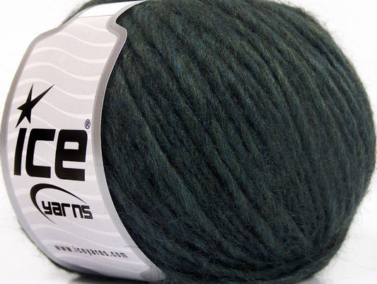 Lot of 8 Skeins ICE ETNO ALPACA (25% Alpaca 50% Merino Wool) Yarn Teal Grey