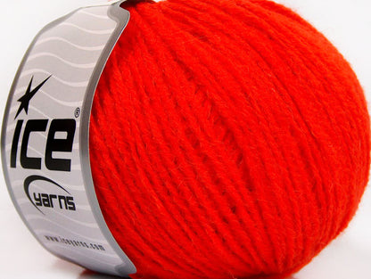 Lot of 8 Skeins ICE MASTER ALPACA (25% Alpaca 25% Merino Wool) Yarn Bright Red