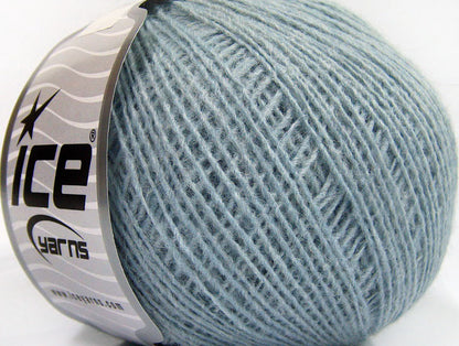 Lot of 8 Skeins ICE ROSE ALPACA (25% Alpaca 20% Wool) Yarn Light Blue