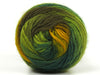 Nuances de vert, d'or et de brun