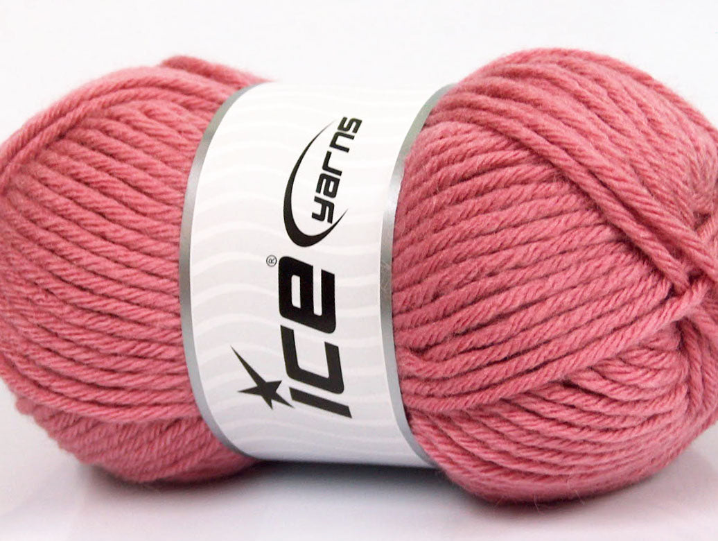 Lot of 4 x 100gr Skeins ICE SALE WINTER (25% Wool) Hand Knitting Yarn Pink