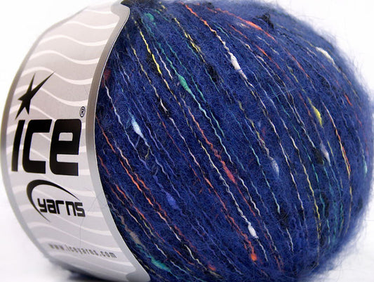 Lot of 8 Skeins ICE MOHAIR SHRIMP (25% Mohair) Hand Knitting Yarn Purple