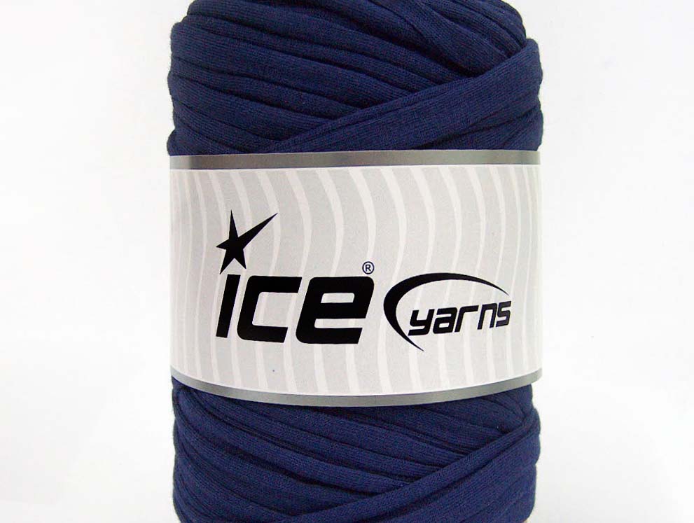 250 gr ICE YARNS UPCYCLED FABRIC 250 (95% Cotton 5% Elastan) Yarn Purple