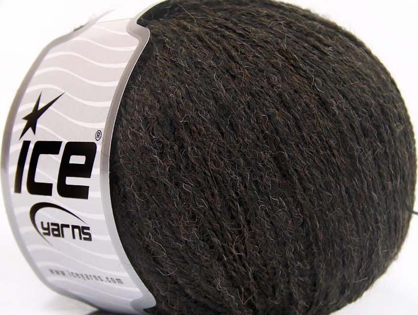 Lot of 8 Skeins Ice Yarns SALE LUXURY-PREMIUM (25% Alpaca 25% Wool) Yarn Brown