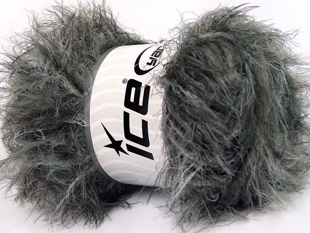 Lot of 4 x 100gr Skeins Ice Yarns TECHNO PLY Yarn Black Grey Shades